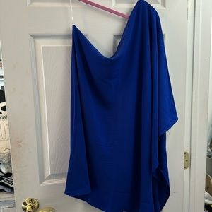 Vici one shoulder dress, royal blue, never worn